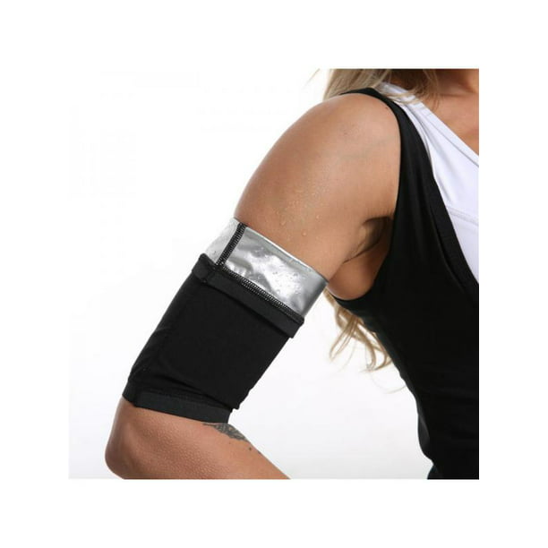 Arm Shapers Arm Trainer for Sports Workout Exercise Heat-Trapping Arm Sauna Sleeves Wraps Lose Arm Fat 2 Pack Arm Trimmers Sauna Sweat Band for Women